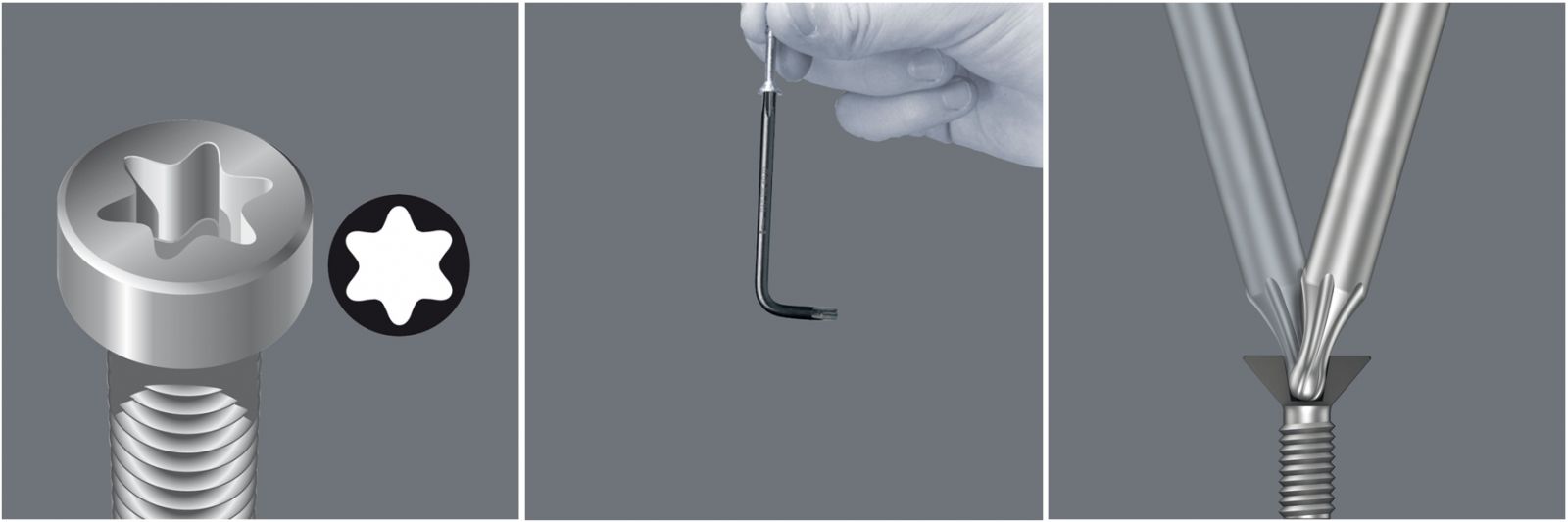 סט מפתחות כוכב וורה WERA 967L-9 HF TORX